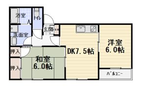 シーエスメゾンの間取り画像