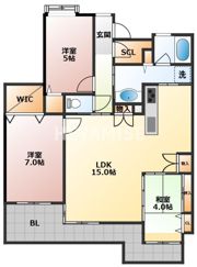ランドアーク本町の間取り画像