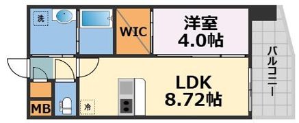 クローバー・グランデ今里の間取り画像