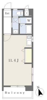 ベルエアー鷹子の間取り画像