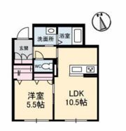 エストガーデン青江の間取り画像