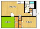 奥野コーポの間取り画像