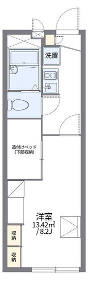 レオパレスセフティ半田の間取り画像