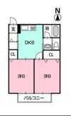 Kフォート和田東の間取り画像