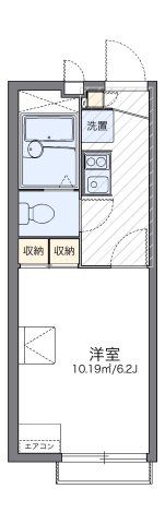 レオパレスコスモオーラの間取り画像