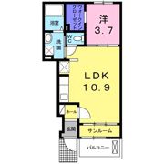 カーサフォレスタの間取り画像