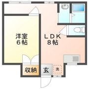 レジデンス伊島Aの間取り画像