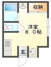 レジデンス伊島Aの間取り画像