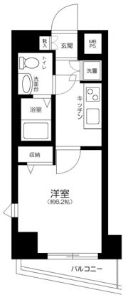 ステージファースト高輪Ⅱの間取り画像