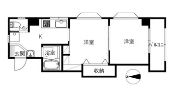 ノースヴィレッジ芳斉の間取り画像