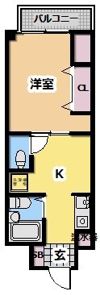 YKマンションの間取り画像