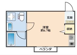 ハイツハーモニーの間取り画像