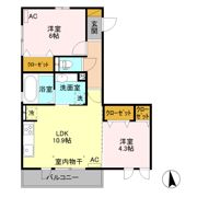 リッフェル高崎の間取り画像