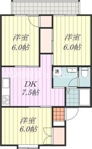 セジュール越智の間取り画像