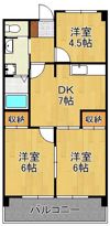 片野レジデンシャルビルの間取り画像