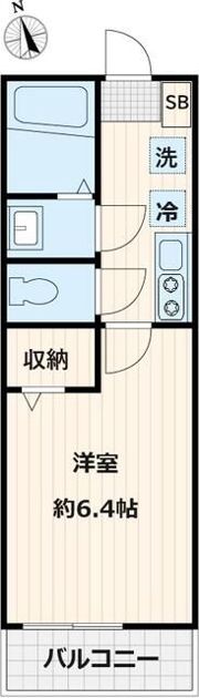 フラワーヒルズ弘明寺の間取り画像