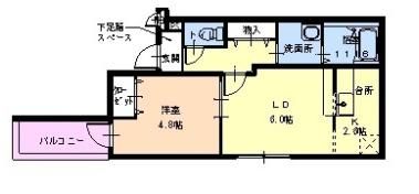 フジパレス上新庄Ⅱ番館の間取り画像
