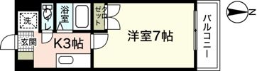 バオバブ白島の間取り画像