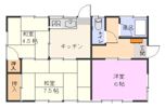平屋戸建 原荘3号棟の間取り画像