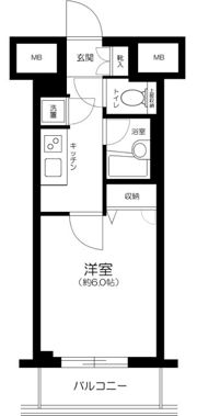 東京 蒲田 Square Towerの間取り画像