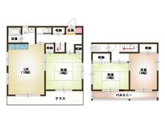 稲垣貸家Ⅲの間取り画像