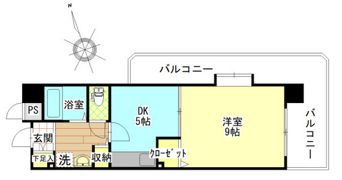 広電コイン通りビルの間取り画像