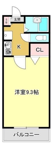 ライズ島崎Ⅱの間取り画像