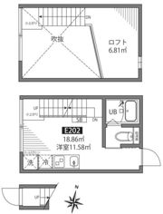 LUNA COURT AKABANEDAIの間取り画像