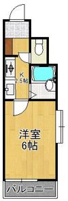 リファレンス小倉北の間取り画像
