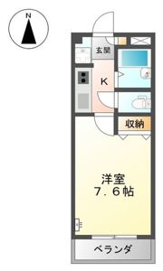 レジデンス松原の間取り画像