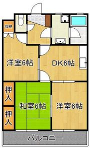 レジデンス竪林の間取り画像