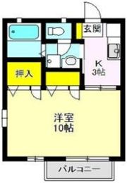 オークスアベニュー A棟の間取り画像