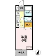ドルフ北烏山 Dの間取り画像