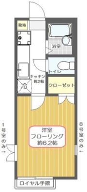 クレアーレ瑞江Ⅴの間取り画像