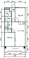 コーポナリタの間取り画像