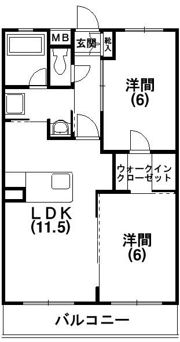 シャルム・ドミールの間取り画像