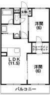 シャルム・ドミールの間取り画像
