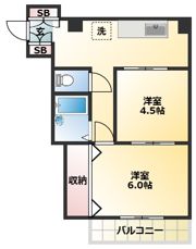ときわマンションの間取り画像