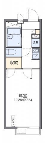 レオパレスフローラ Sの間取り画像