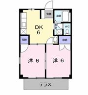 ドリームハイツ辻Bの間取り画像