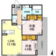 アルカディア中山の間取り画像