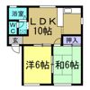 ゴールドハイツB棟の間取り画像