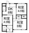 神拝甲借家の間取り画像