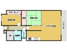 イトーピア舟入マンションの間取り画像