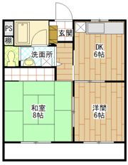中央ハイツの間取り画像
