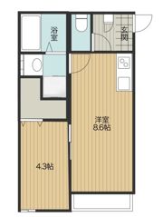レジデンス ラル 三吉の間取り画像