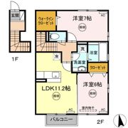 サンエスポアールの間取り画像