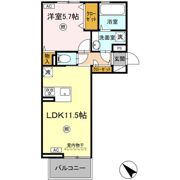 カルムハウス長嶺南の間取り画像