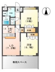 クレストヒルズの間取り画像