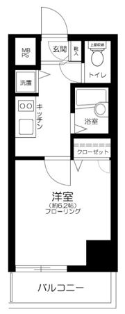 シンシア西早稲田の間取り画像